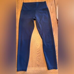 Women’s Lululemon “Align” leggings size 6. Navy blue. Excellent condition